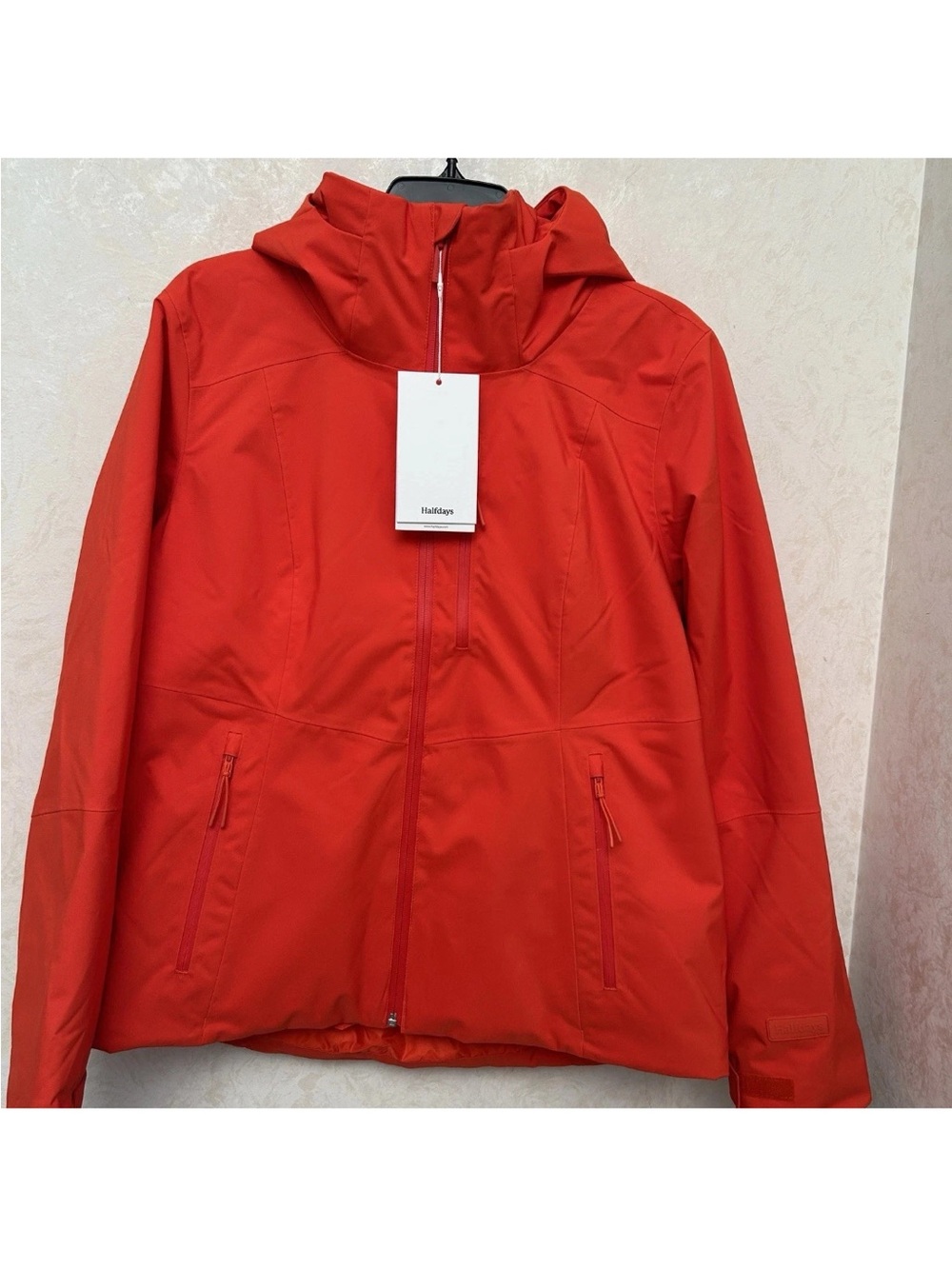HALFDAYS WOMENS LAWRENCE SKI JACKET SPRITZ ORANGE NWT PRIMALOFT